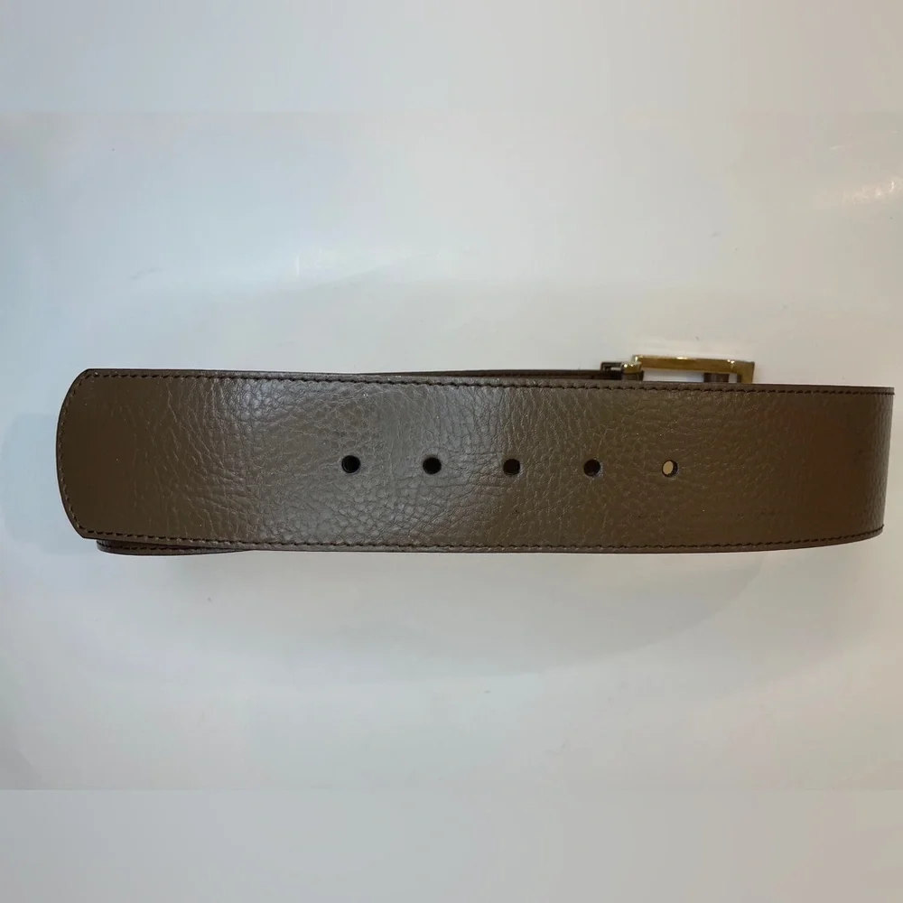 Banana Republic Women’s Brown-Green Genuine Leather Belt Size‎ M